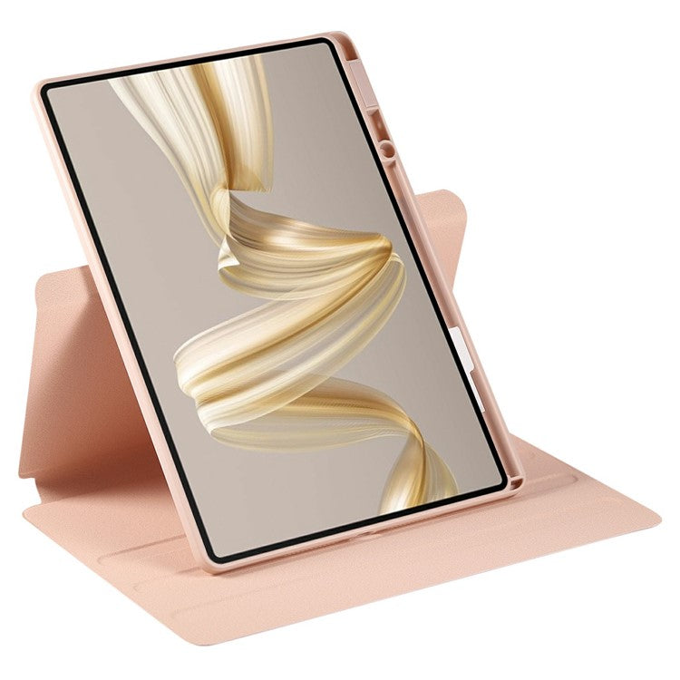 For Huawei MatePad Pro 12.2 (2024) Case Stand Leather Tablet Cover - Rose Gold