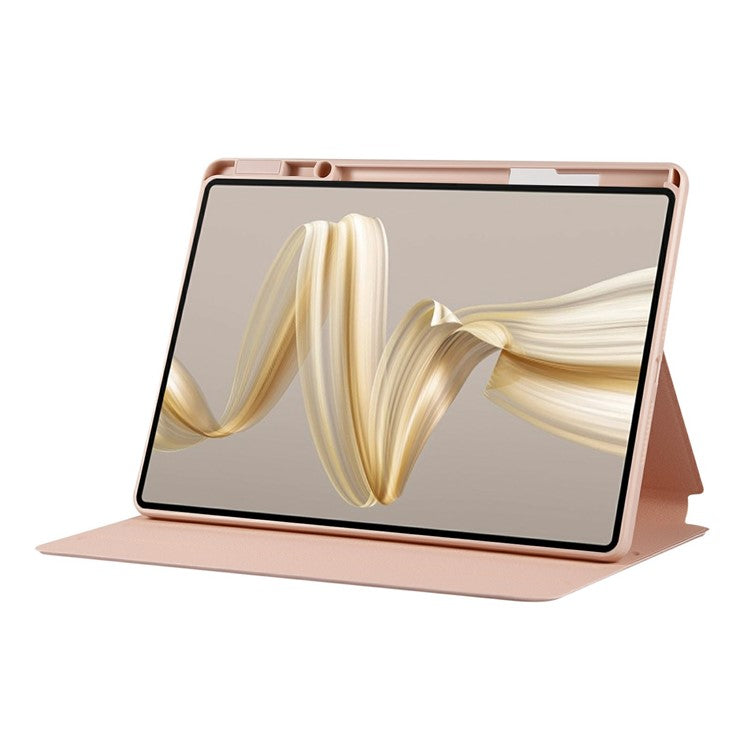 For Huawei MatePad Pro 12.2 (2024) Case Stand Leather Tablet Cover - Rose Gold