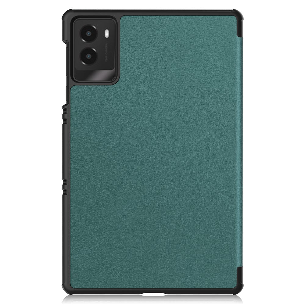 For Lenovo Legion Y700 (2025) Case Anti-Drop Leather Stand Tablet Cover - Blackish Green