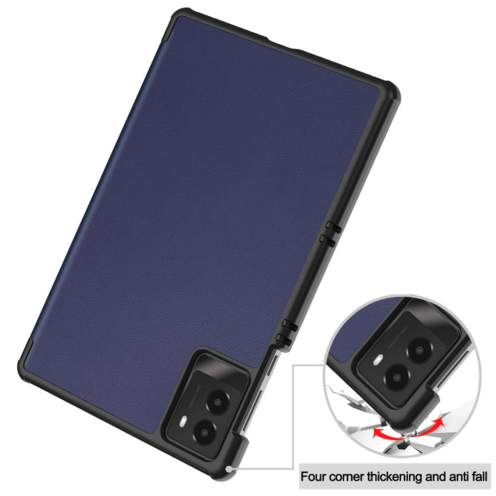 For Lenovo Legion Y700 (2025) Case Anti-Drop Leather Stand Tablet Cover - Dark Blue