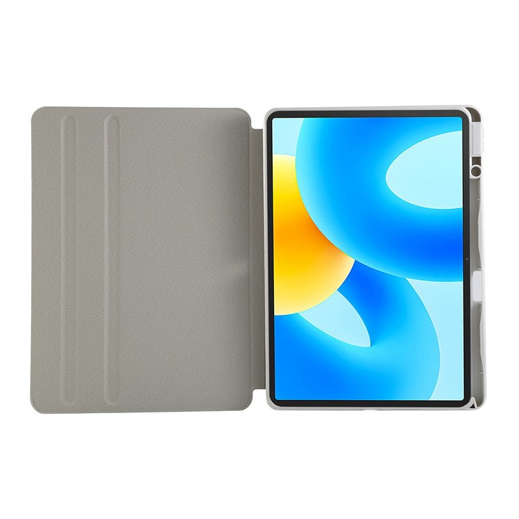 For Huawei MatePad Air (2024) Case Stand Leather Tablet Cover - Grey