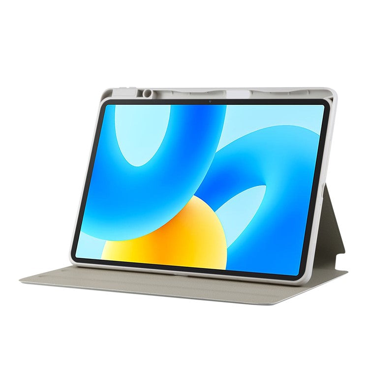 For Huawei MatePad Air (2024) Case Stand Leather Tablet Cover - Grey