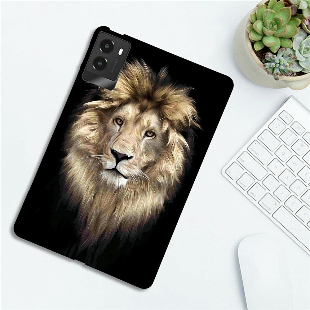 For Lenovo Legion Y700 (2025) TPU Case Pattern Printing Slim Tablet Protective Cover - Lion