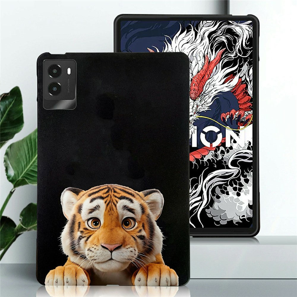 For Lenovo Legion Y700 (2025) Case Pattern Printing Slim TPU Tablet Protective Cover - Little Tiger