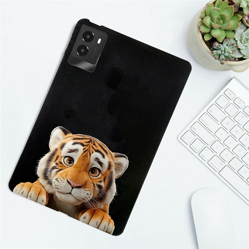For Lenovo Legion Y700 (2025) Case Pattern Printing Slim TPU Tablet Protective Cover - Little Tiger