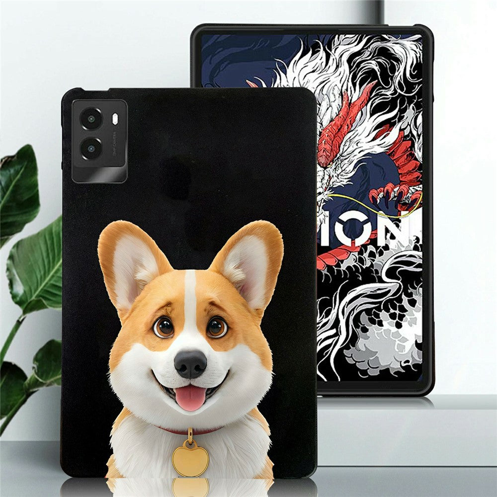 For Lenovo Legion Y700 (2025) Case Pattern Printing Slim TPU Tablet Protective Cover - Corgi