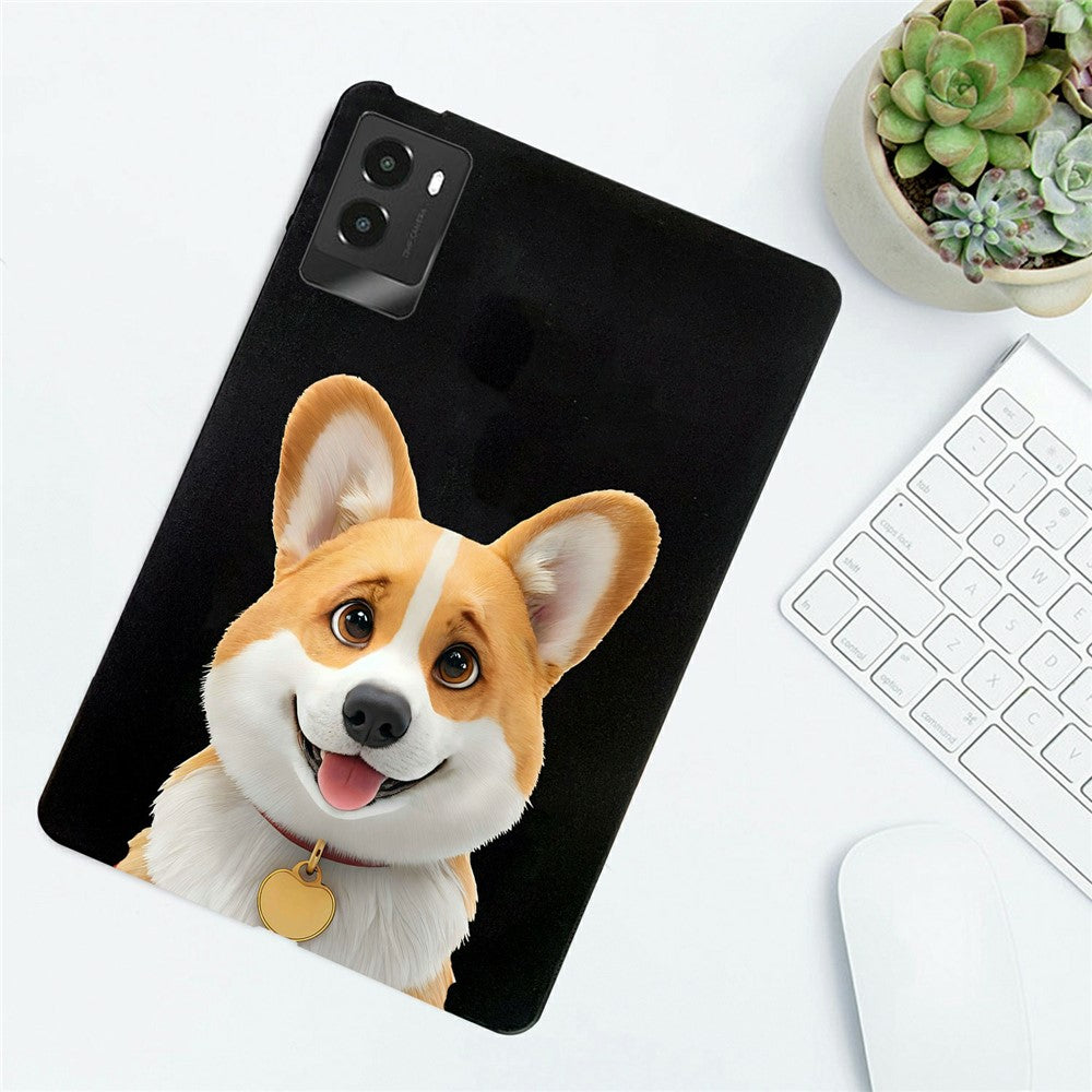 For Lenovo Legion Y700 (2025) Case Pattern Printing Slim TPU Tablet Protective Cover - Corgi