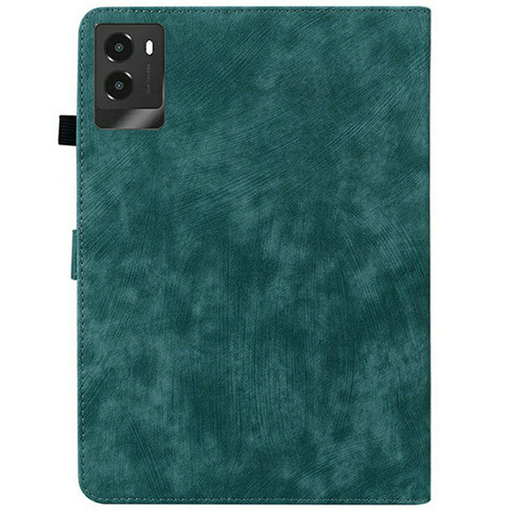 For Lenovo Legion Y700 (2025) Cases Tiger Imprint Anti-Scratch PU Leather Tablet Cover - Green
