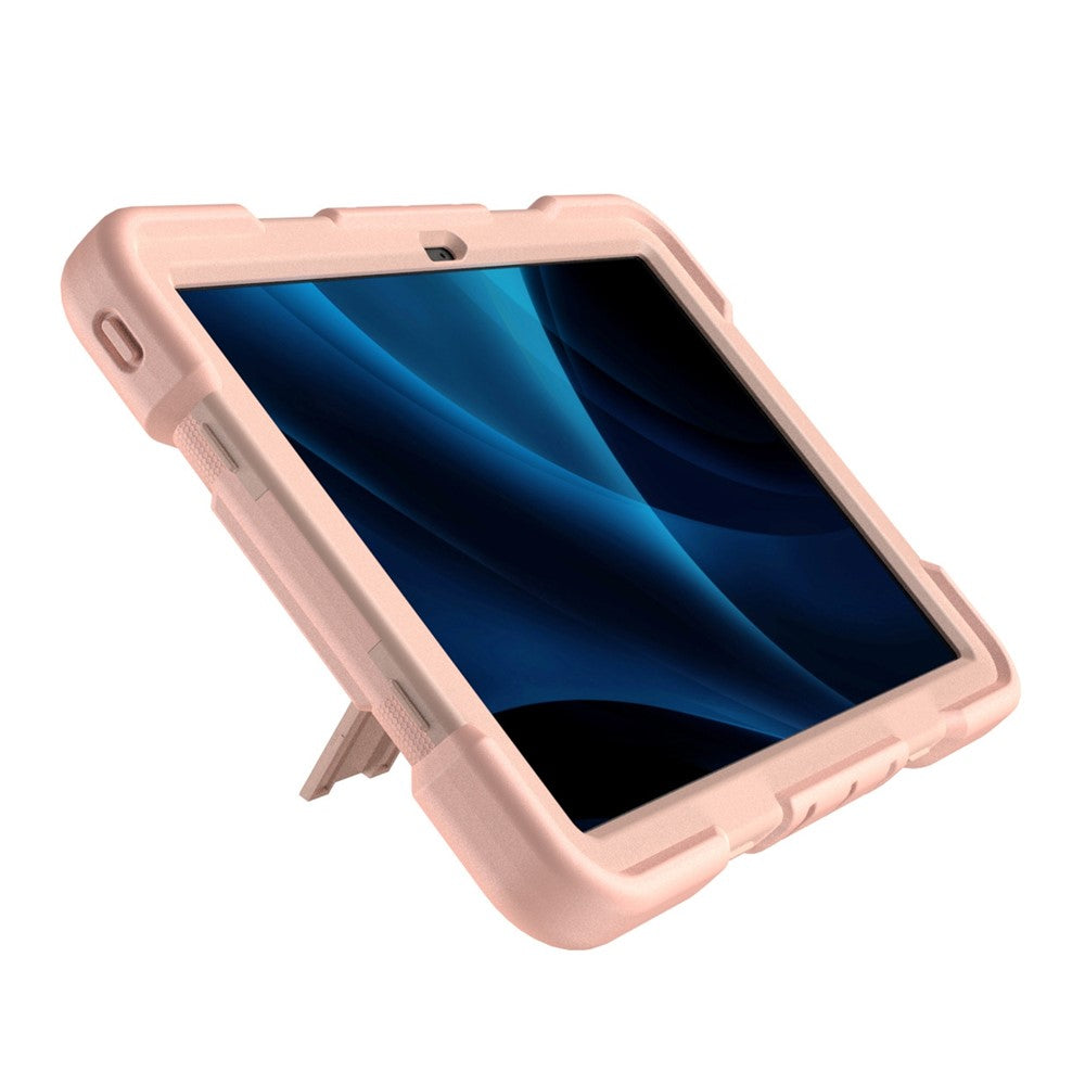 Tablet Case For Lenovo Tab M11 TB330FU 331FC / K11 / Xiaoxin Pad 11 2024 PC + Silicone Shockproof Protective Cover with Kickstand - Pink + Pink