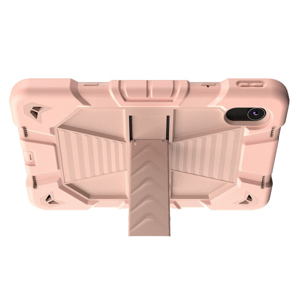 Tablet Case For Lenovo Tab M11 TB330FU 331FC / K11 / Xiaoxin Pad 11 2024 PC + Silicone Shockproof Protective Cover with Kickstand - Pink + Pink