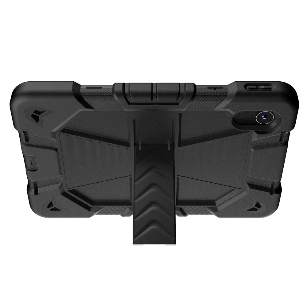 Tablet Case For Lenovo Tab M11 TB330FU 331FC / K11 / Xiaoxin Pad 11 2024 PC + Silicone Shockproof Protective Cover with Kickstand - Black