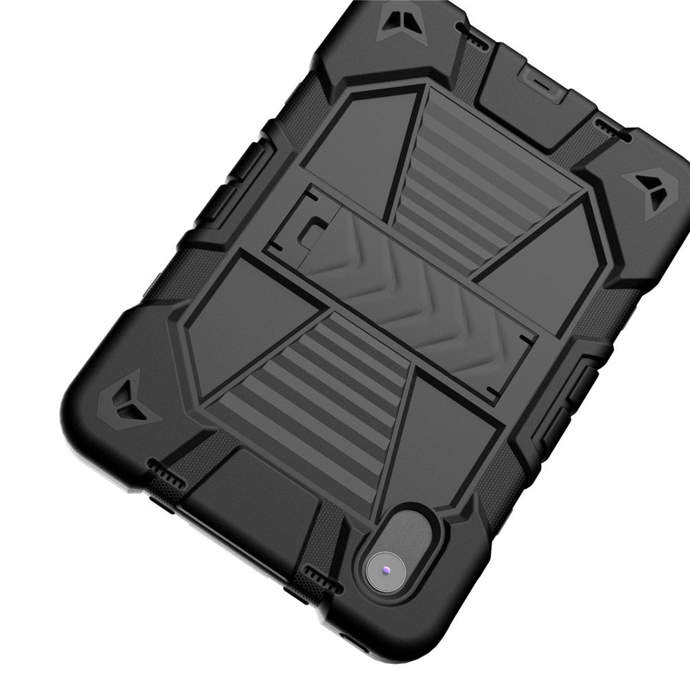 Tablet Case For Lenovo Tab M11 TB330FU 331FC / K11 / Xiaoxin Pad 11 2024 PC + Silicone Shockproof Protective Cover with Kickstand - Black