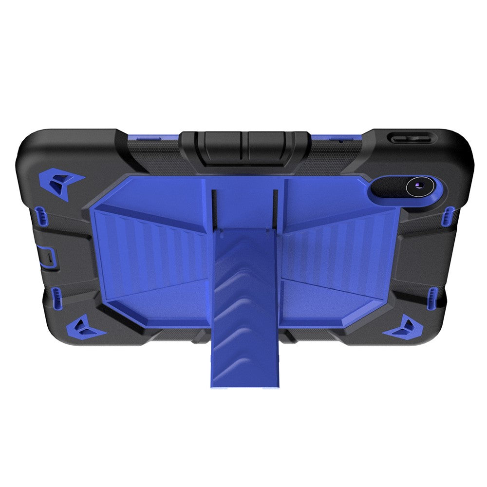 Tablet Case For Lenovo Tab M11 TB330FU 331FC / K11 / Xiaoxin Pad 11 2024 PC + Silicone Shockproof Protective Cover with Kickstand - Black + Blue