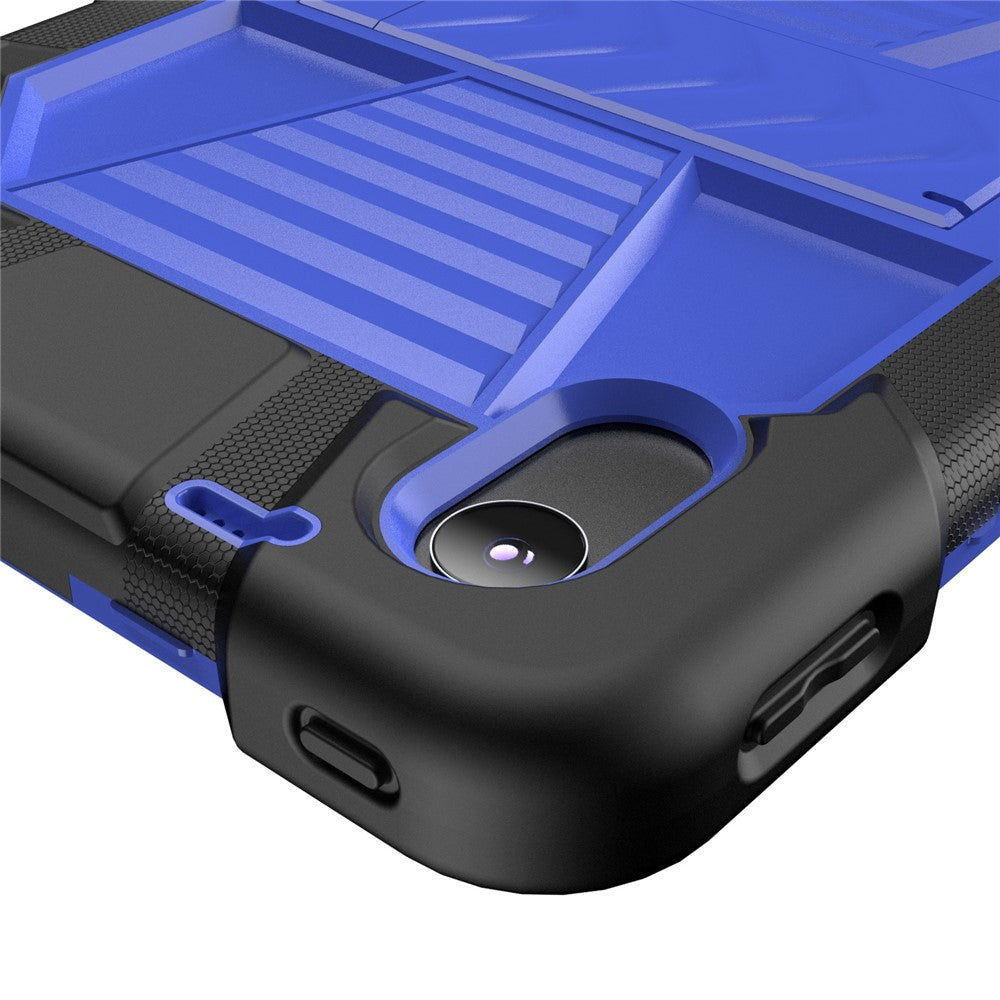 Tablet Case For Lenovo Tab M11 TB330FU 331FC / K11 / Xiaoxin Pad 11 2024 PC + Silicone Shockproof Protective Cover with Kickstand - Black + Blue