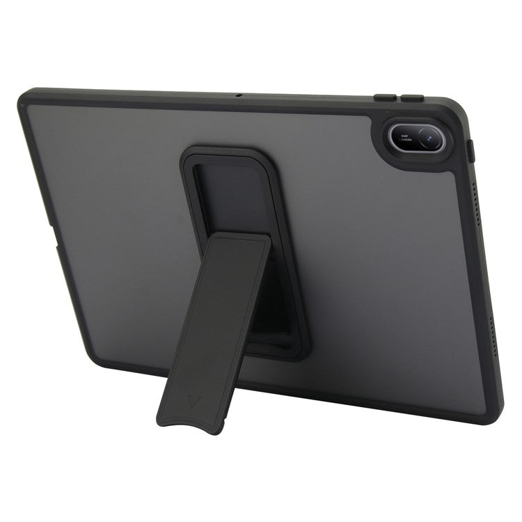 For Huawei MatePad SE 11 Case with Kickstand TPU + PC Skin-Touch Tablet Cover - Black