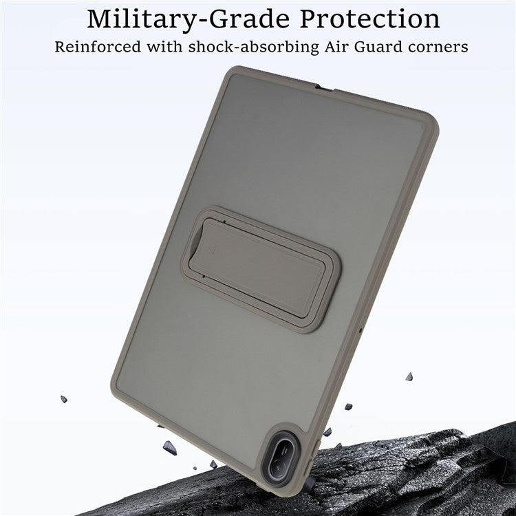 For Huawei MatePad SE 11 Case with Kickstand TPU + PC Skin-touch Tablet Cover - Grey