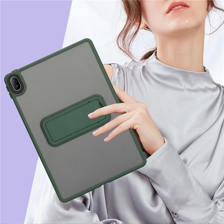 For Huawei MatePad SE 11 Case with Kickstand TPU + PC Skin-touch Tablet Cover - Green