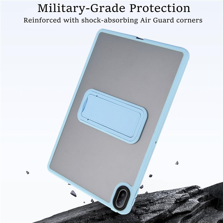 For Huawei MatePad SE 11 Case with Kickstand TPU + PC Skin-touch Tablet Cover - Baby Blue