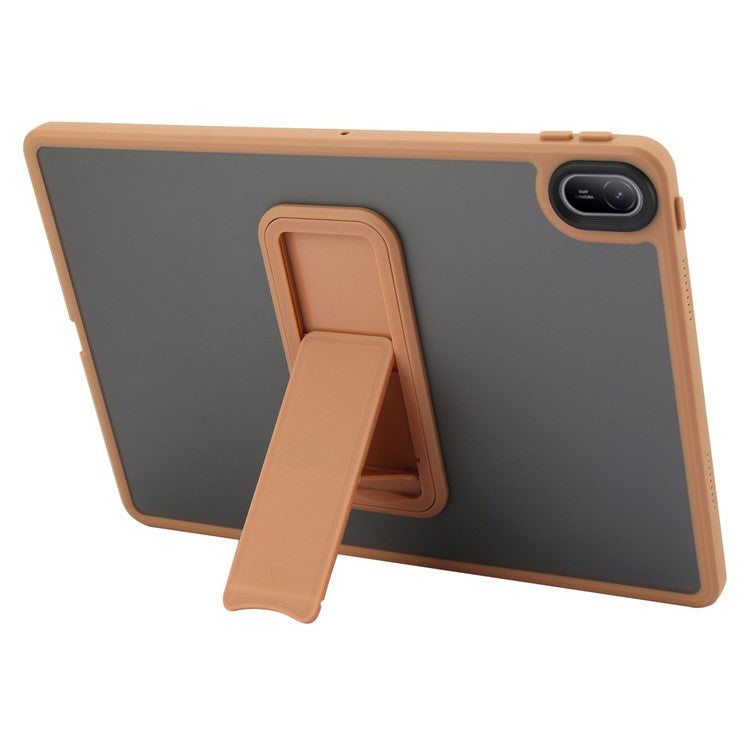 For Huawei MatePad SE 11 Case with Kickstand TPU + PC Skin-touch Tablet Cover - Desert Gold