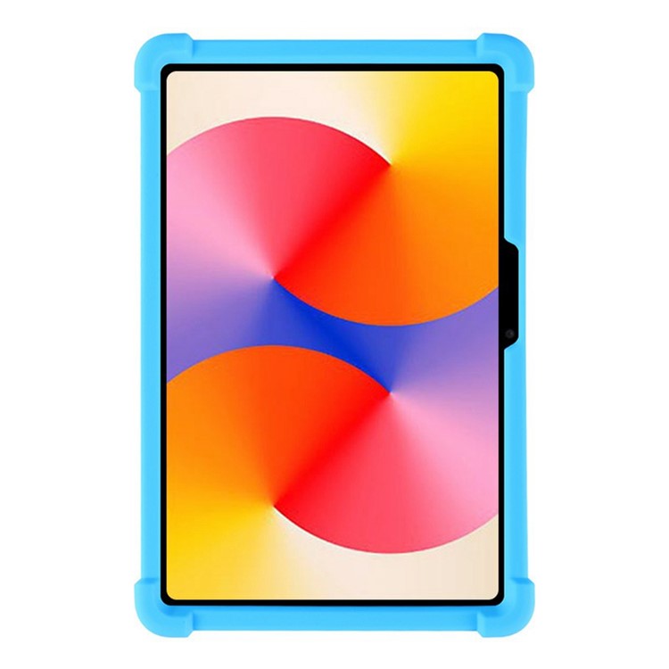 For Huawei MatePad SE 11 Silicone Case with Kickstand Rugged Protective Cover - Baby Blue