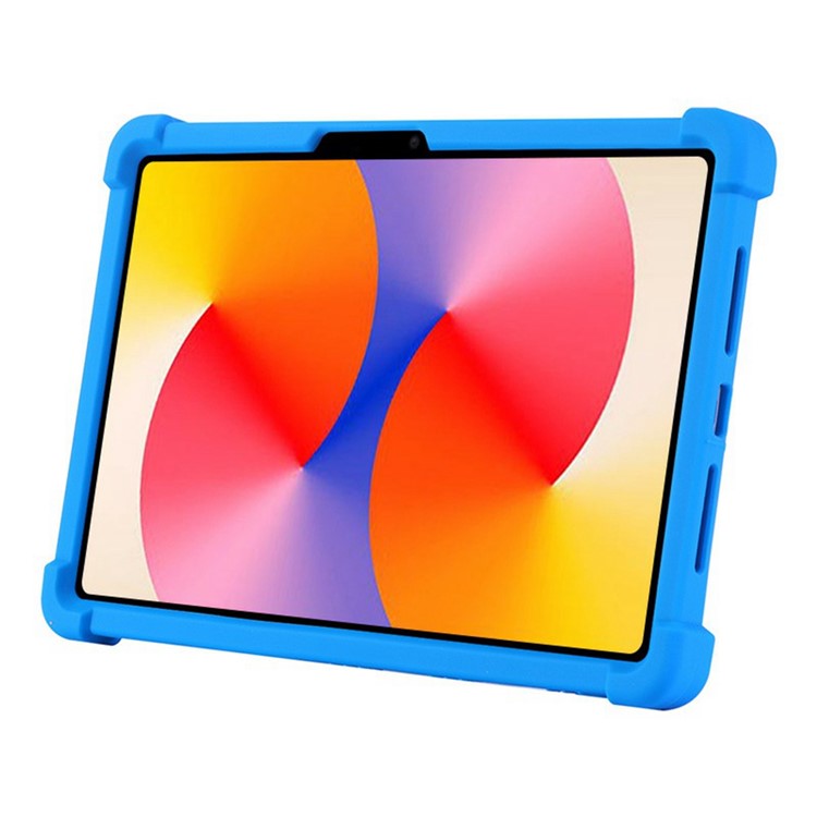 For Huawei MatePad SE 11 Silicone Case with Kickstand Rugged Protective Cover - Baby Blue