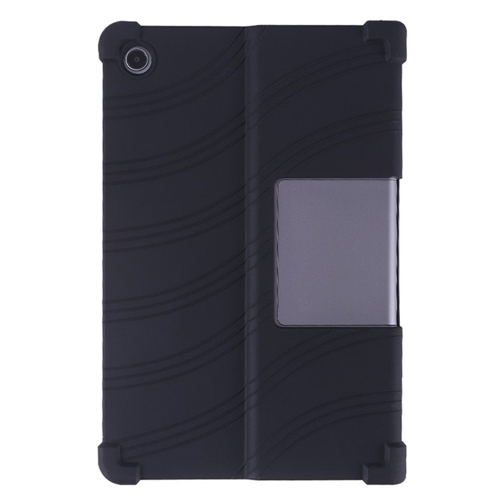 For Lenovo Xiaoxin Pad Studio 11.5 inch / Tab Plus Silicone Case with Kickstand Rugged Protective Cover - Black