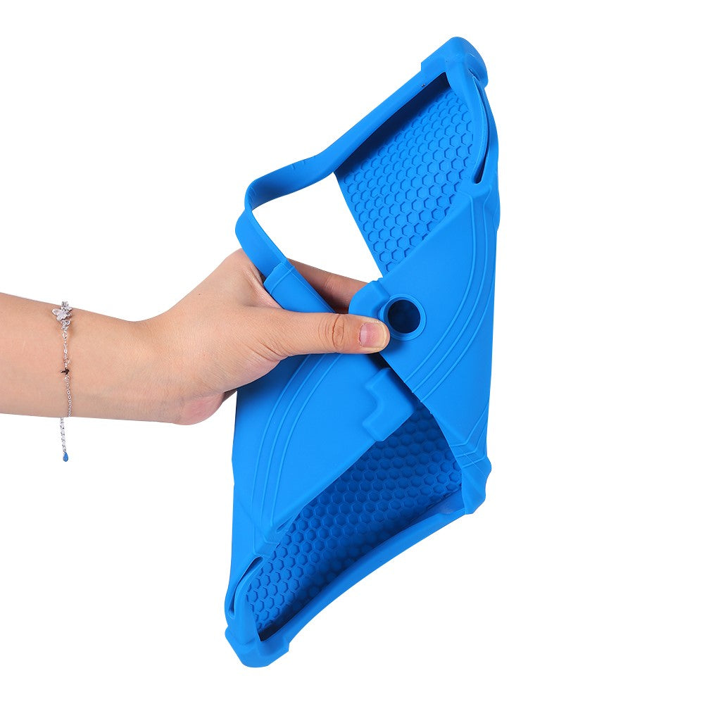 For Lenovo Xiaoxin Pad Studio 11.5 inch / Tab Plus Silicone Case with Kickstand Rugged Protective Cover - Baby Blue