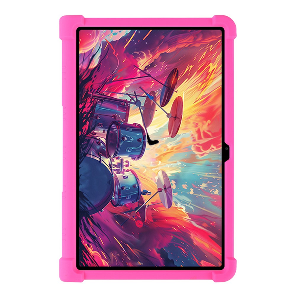 For Lenovo Xiaoxin Pad Studio 11.5 inch / Tab Plus Silicone Case with Kickstand Rugged Protective Cover - Rose