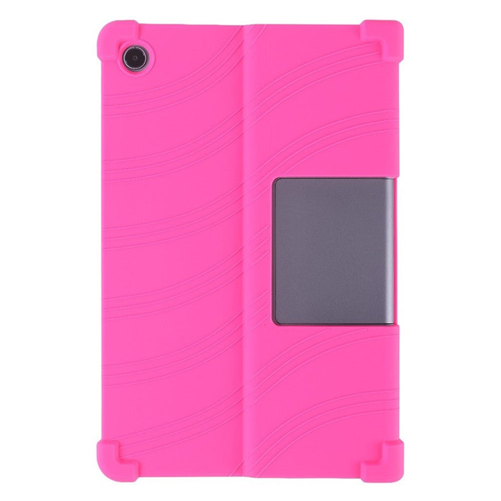 For Lenovo Xiaoxin Pad Studio 11.5 inch / Tab Plus Silicone Case with Kickstand Rugged Protective Cover - Rose