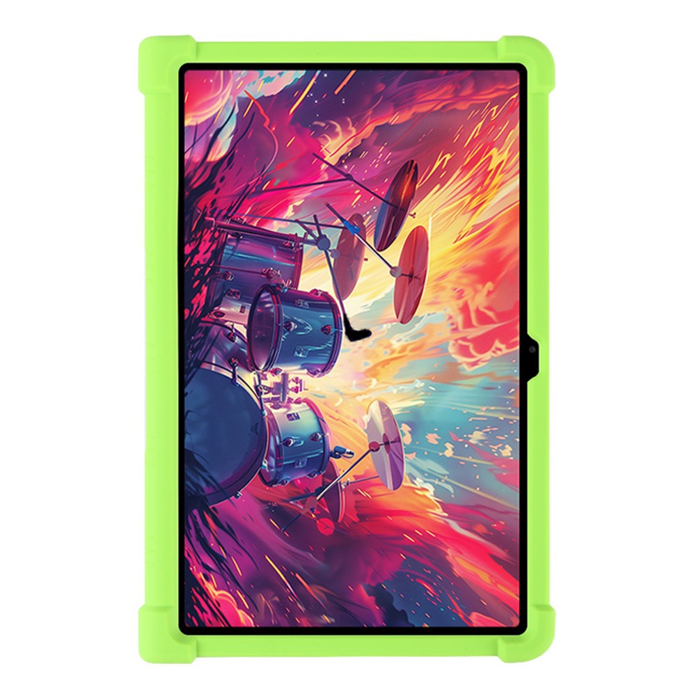 For Lenovo Xiaoxin Pad Studio 11.5 inch / Tab Plus Silicone Case with Kickstand Rugged Protective Cover - Green