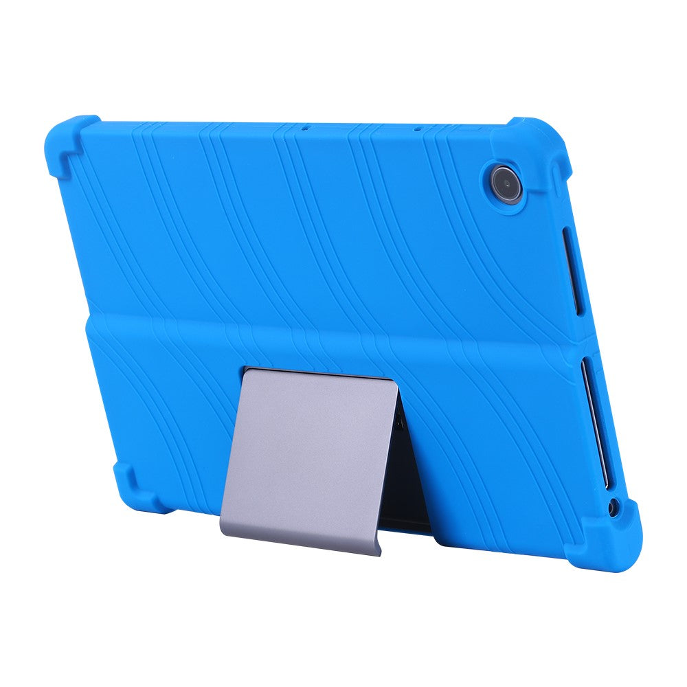 For Lenovo Xiaoxin Pad Studio 11.5 inch / Tab Plus Silicone Case with Kickstand Rugged Protective Cover - Green