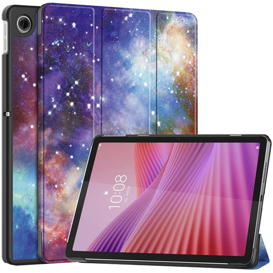 For Lenovo Tab TB311FU Pro Case Pattern Print Leather Stand Tablet Cover - Galaxy