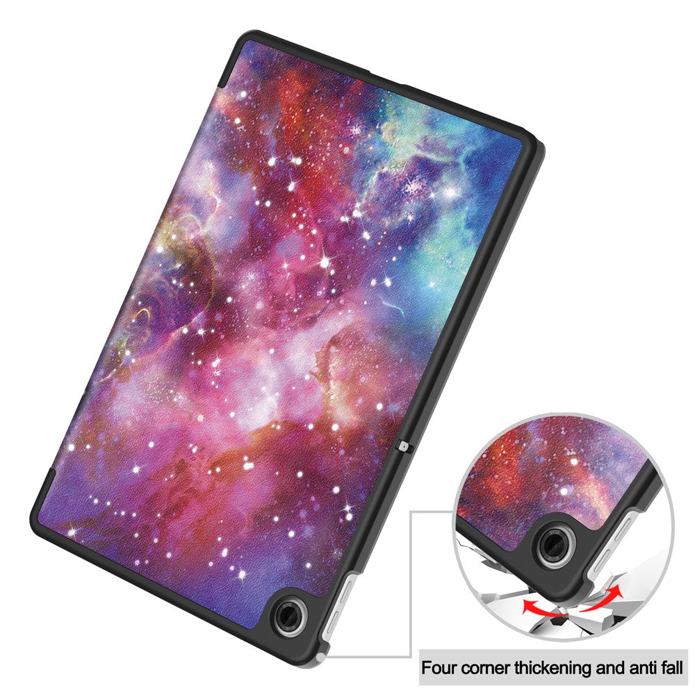 For Lenovo Tab TB311FU Pro Case Pattern Print Leather Stand Tablet Cover - Galaxy