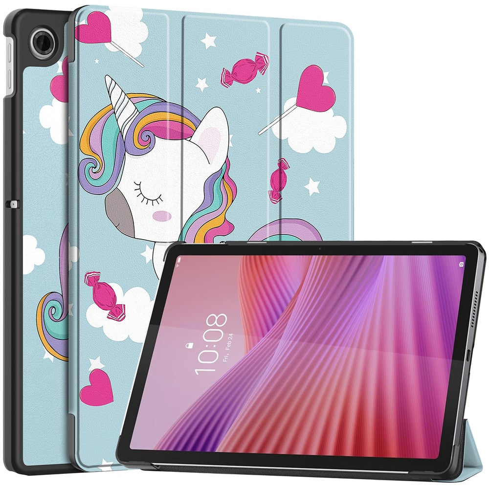 For Lenovo Tab TB311FU Pro Case Pattern Print Leather Stand Tablet Cover - Horse