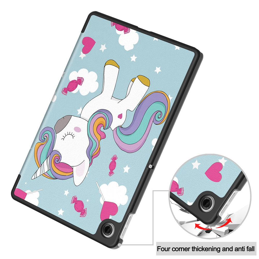 For Lenovo Tab TB311FU Pro Case Pattern Print Leather Stand Tablet Cover - Horse