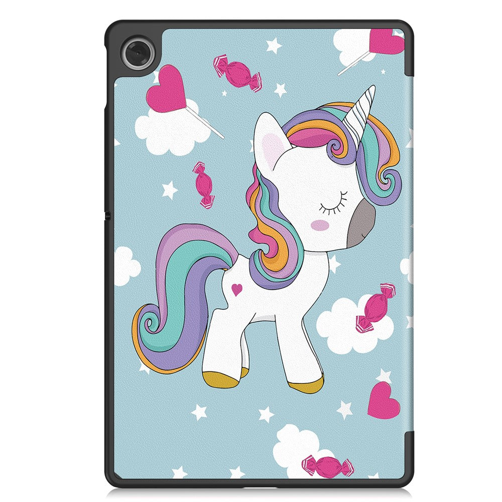 For Lenovo Tab TB311FU Pro Case Pattern Print Leather Stand Tablet Cover - Horse