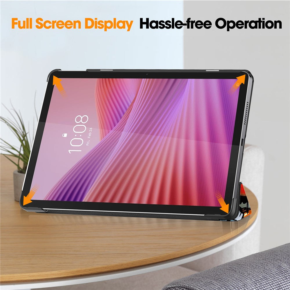 For Lenovo Tab TB311FU Pro Case Pattern Print Leather Stand Tablet Cover - Graffiti