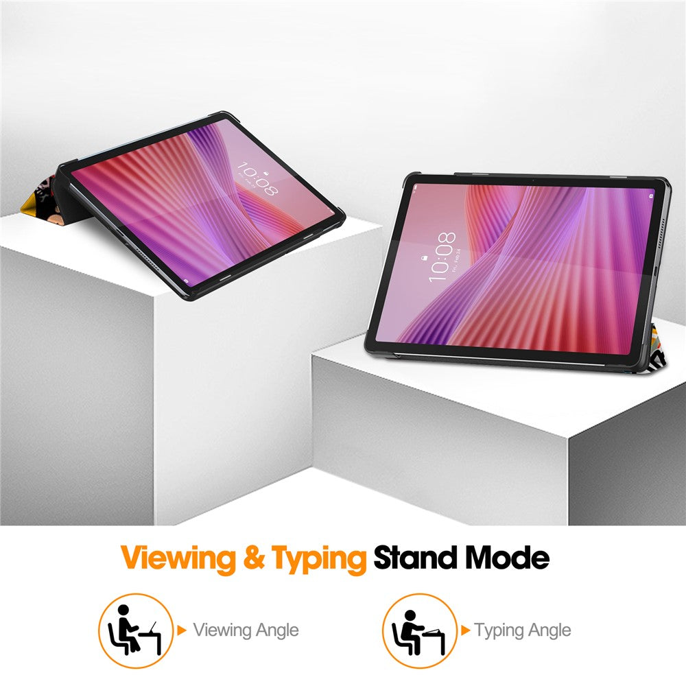 For Lenovo Tab TB311FU Pro Case Pattern Print Leather Stand Tablet Cover - Graffiti