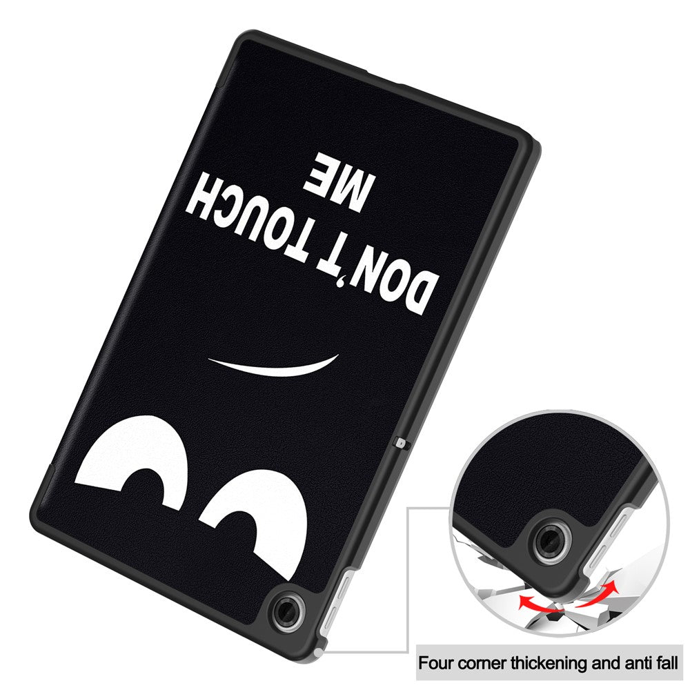 For Lenovo Tab TB311FU Pro Case Pattern Print Leather Stand Tablet Cover - Don't Touch Me