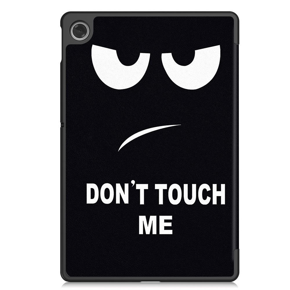 For Lenovo Tab TB311FU Pro Case Pattern Print Leather Stand Tablet Cover - Don't Touch Me