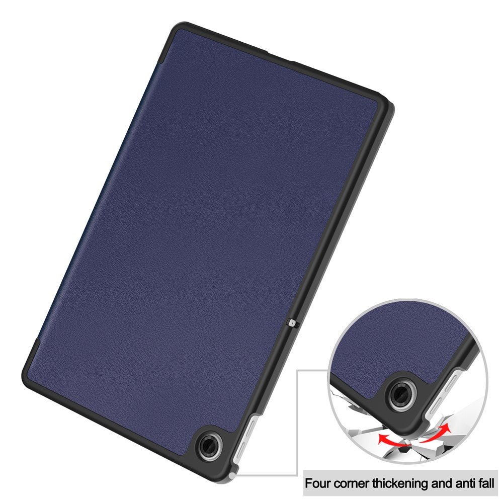 For Lenovo Tab TB311FU Case Anti-Drop Leather Stand Tablet Cover - Dark Blue