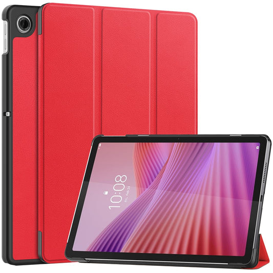 For Lenovo Tab TB311FU Case Anti-Drop Leather Stand Tablet Cover - Red