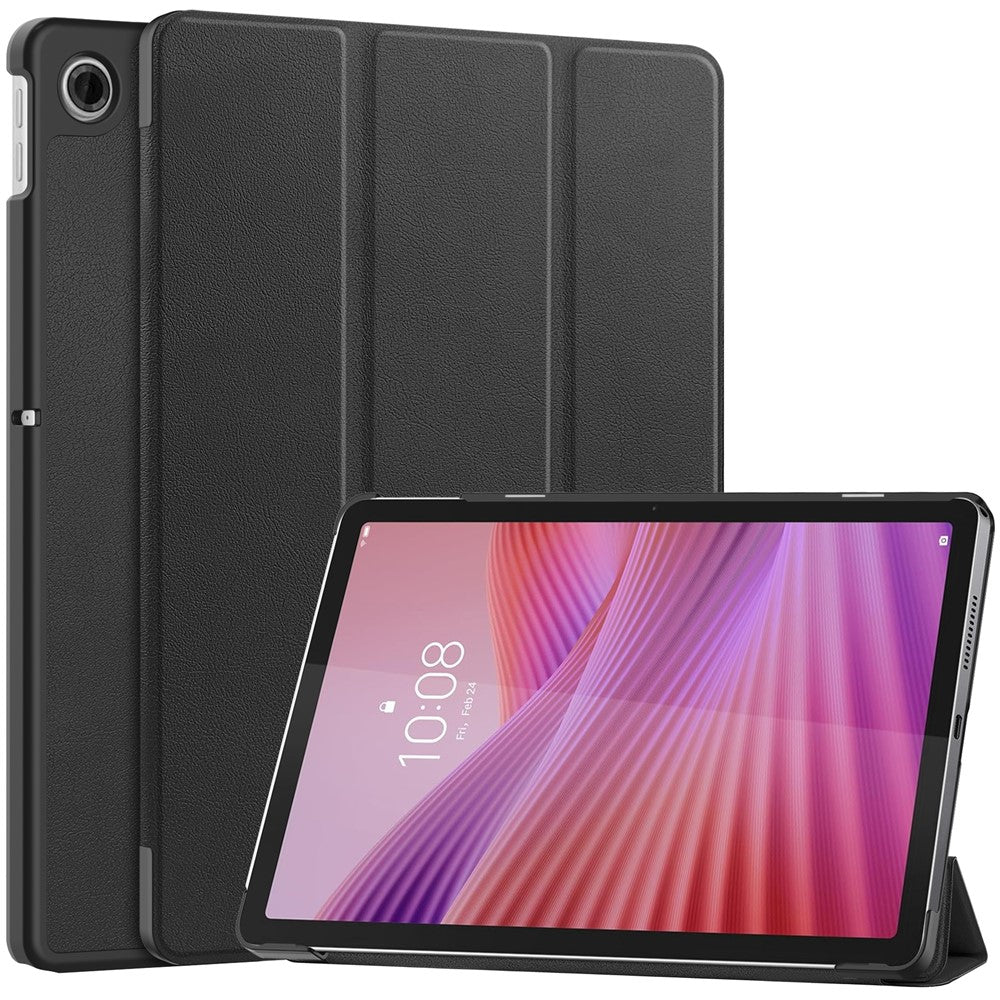 For Lenovo Tab TB311FU Case Anti-Drop Leather Stand Tablet Cover - Black