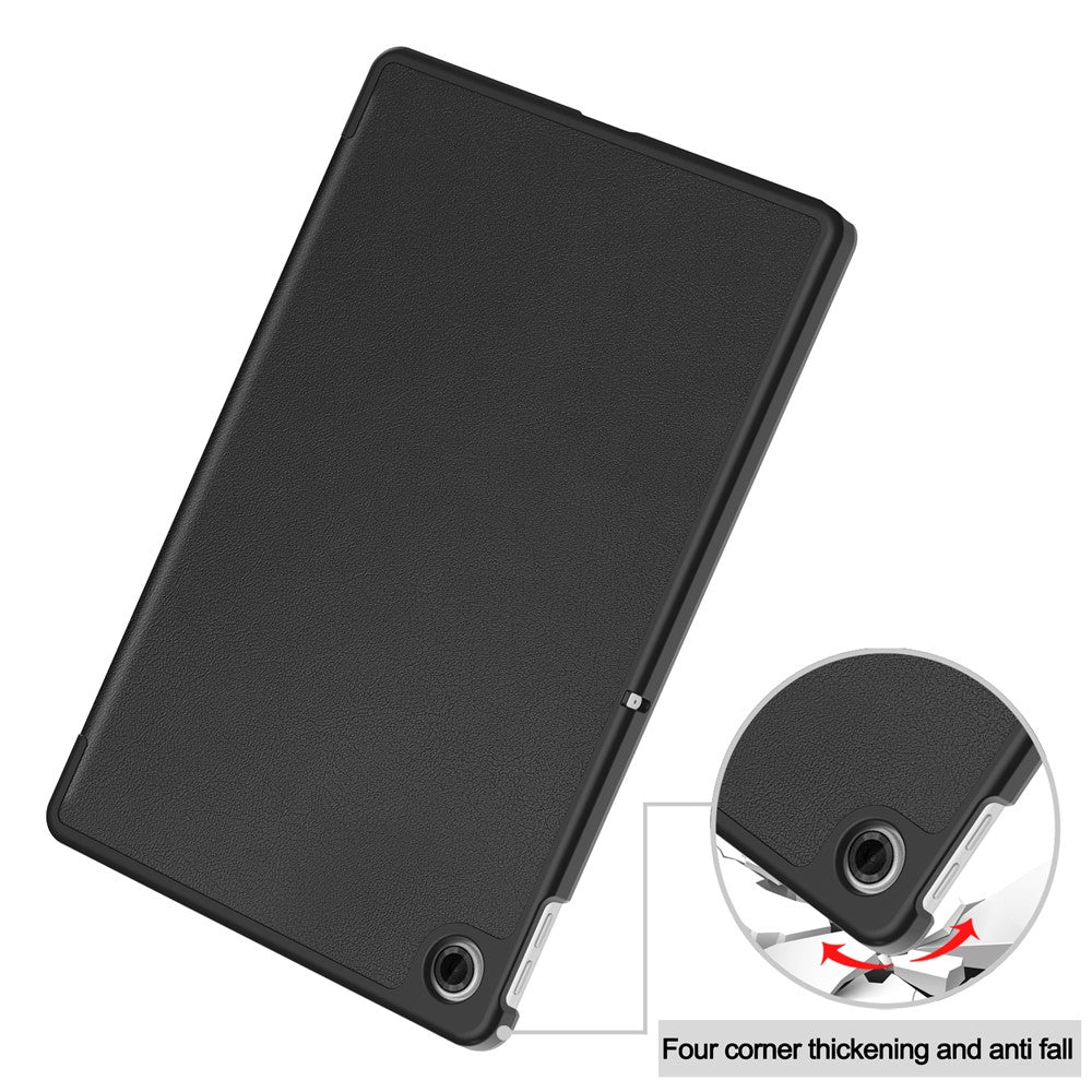 For Lenovo Tab TB311FU Case Anti-Drop Leather Stand Tablet Cover - Black