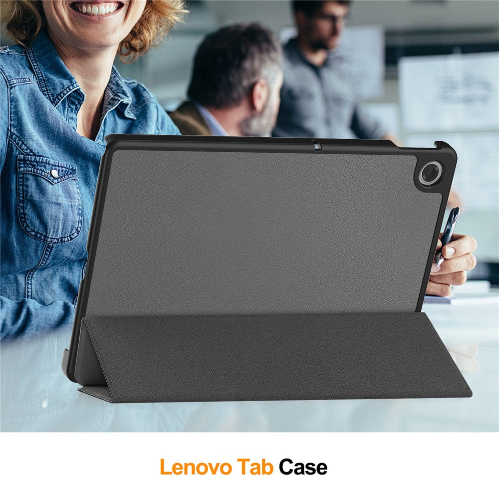 For Lenovo Tab TB311FU Case Anti-Drop Leather Stand Tablet Cover - Grey