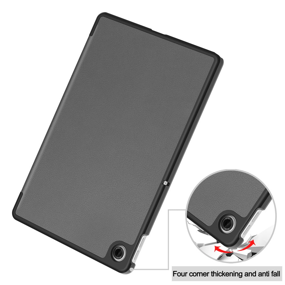 For Lenovo Tab TB311FU Case Anti-Drop Leather Stand Tablet Cover - Grey