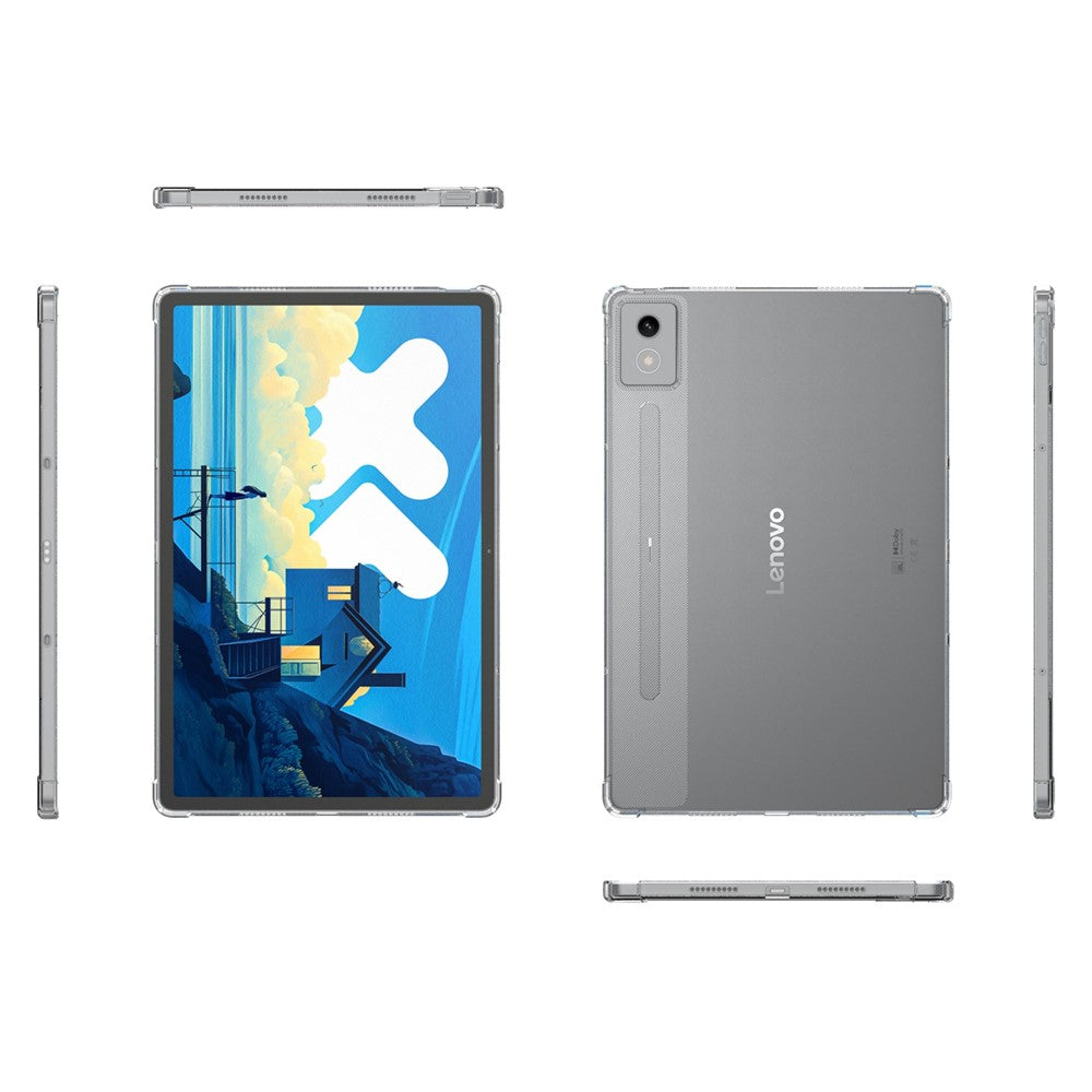 For Lenovo Xiaoxin Pad Pro 12.7 (2025) TB373FU  /  TB375FC Case Four Corner Shockproof Clear Tablet TPU Cover