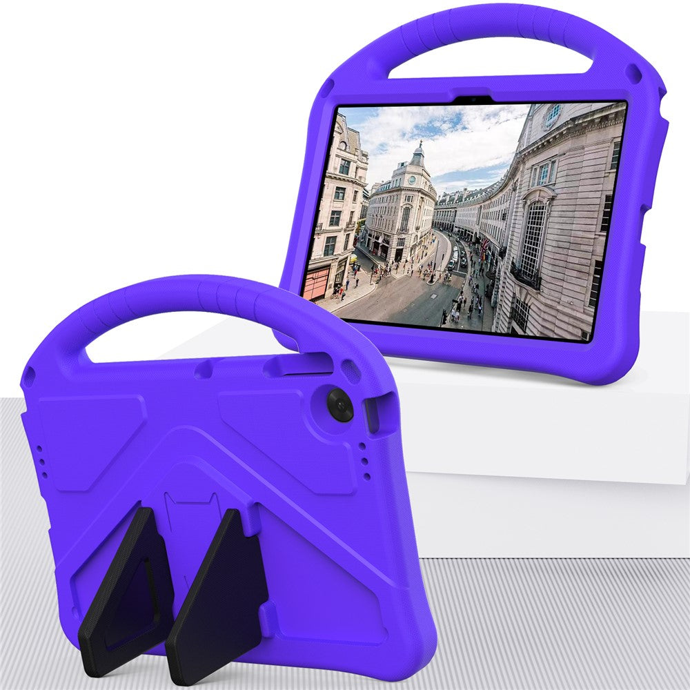For Lenovo Tab TB311FU Case EVA Tablet Cover with Handle Kickstand Children Friendly - Purple
