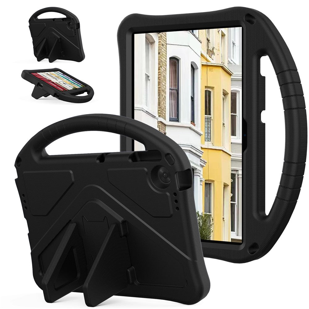 For Lenovo Tab TB311FU Case EVA Tablet Cover with Handle Kickstand Children Friendly - Black