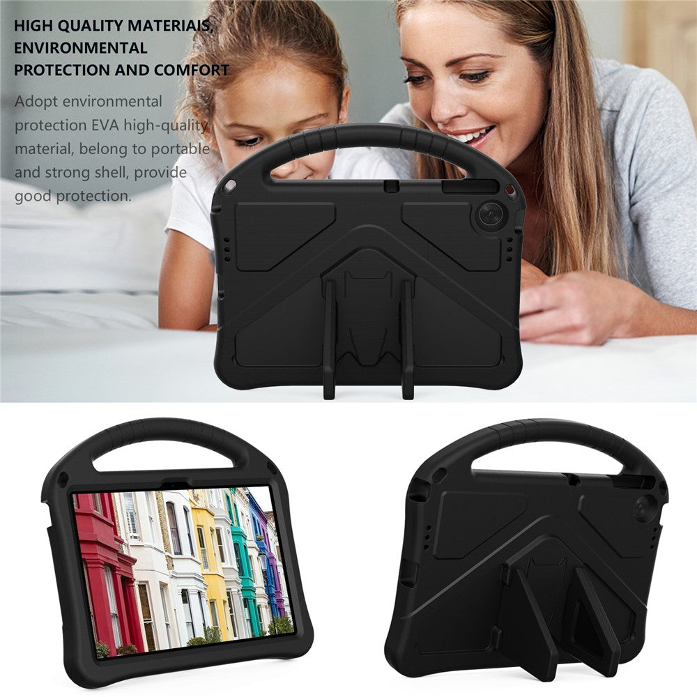 For Lenovo Tab TB311FU Case EVA Tablet Cover with Handle Kickstand Children Friendly - Black